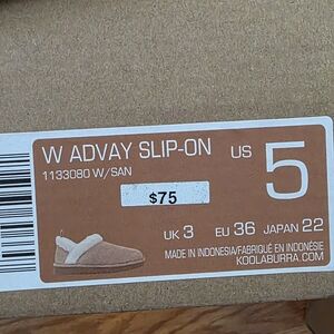 Koolaburra Advay Slip-On Shoes Sand Color Size 5 New